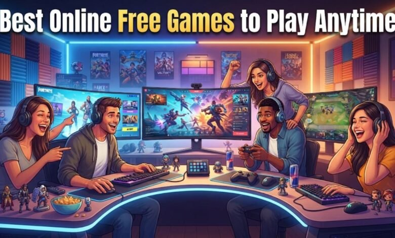 Best Online Free Games to Play Anytime